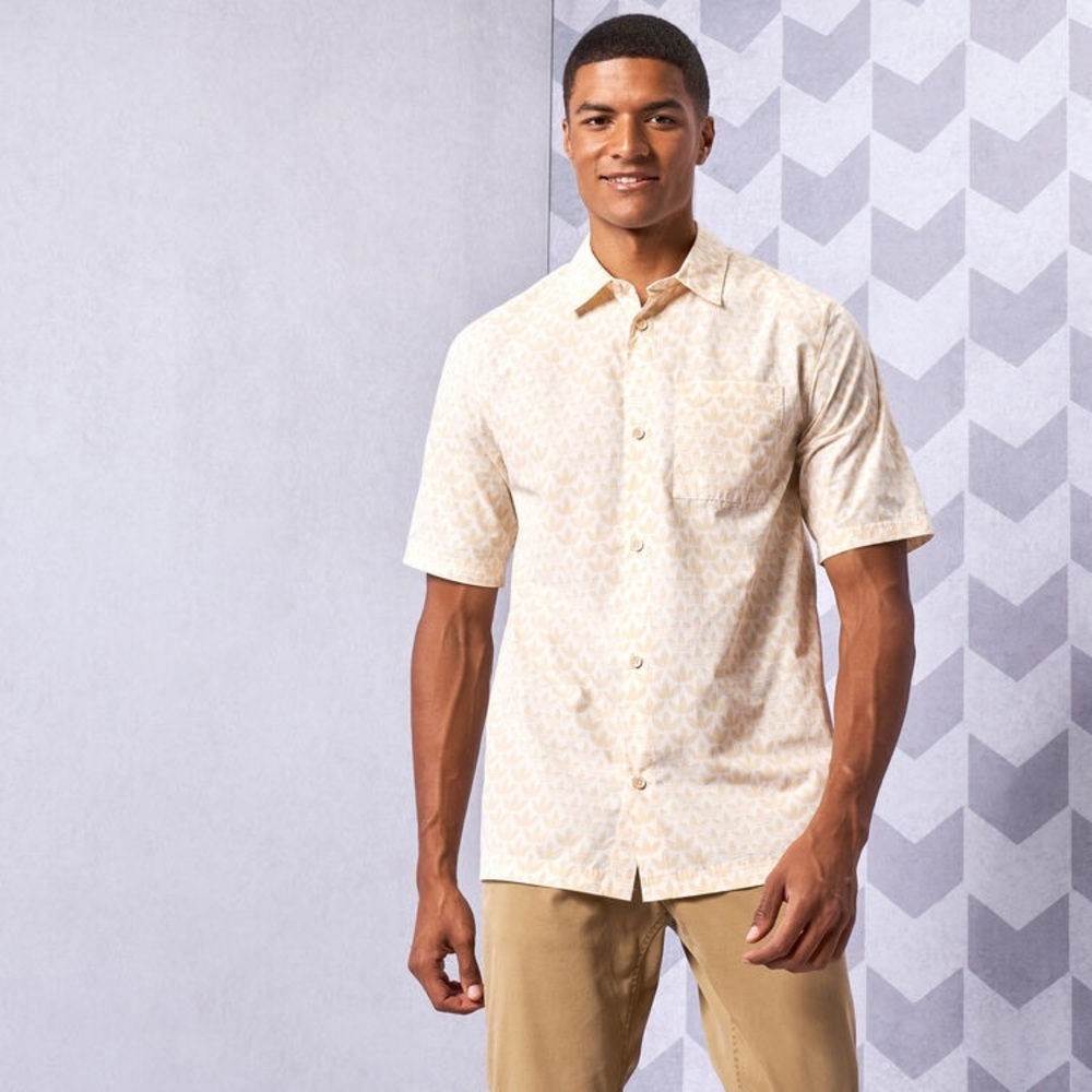 adidas Originals Men's Graphics Monogram Allover Print Shirt